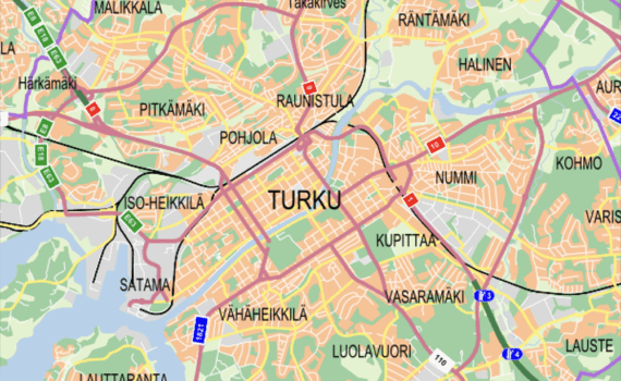 Turku kartta